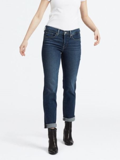 Ladies' Levi's 314 Shaping Straight Denim Jeans PARIS NIGHTS