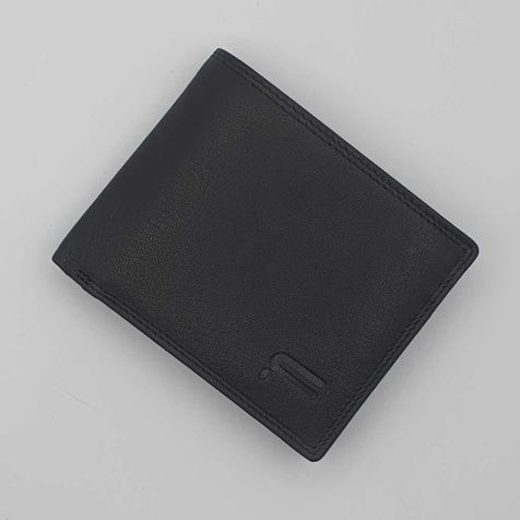 Futura Men’s RFID Fold-Over Wallet with ID Window - Black