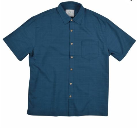 Men's Bamboo Short Sleeve Shirt "Ocean"