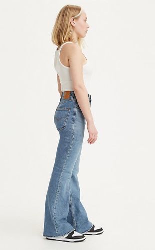 Ladies Levi's '70s High Flare Jeans "Sonoma Walks" (Stonewash) 