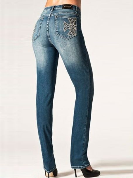 Ladies' Tru Luxe Rio De Janeiro Mid-Rise Skinny Leg Jeans MEDIUM WASH
