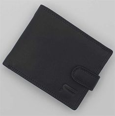 Futura Men’s RFID Wallet with Fold-over ID Window - Black
