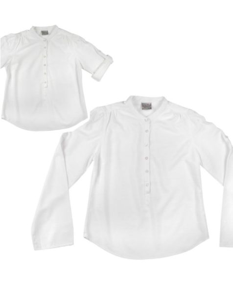 Ladies Long Sleeve Bamboo Shirt - White 