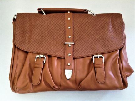 Mink & Satchel Ladie's "Natalie" Faux Leather Handbag