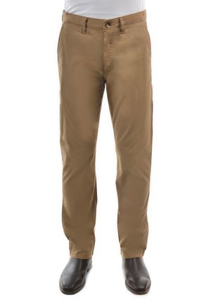 Men's Thomas Cook Mossman Chino Trousers Camel front view 